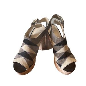 Marc Fisher Queenie Platform wedge sandal size 6
